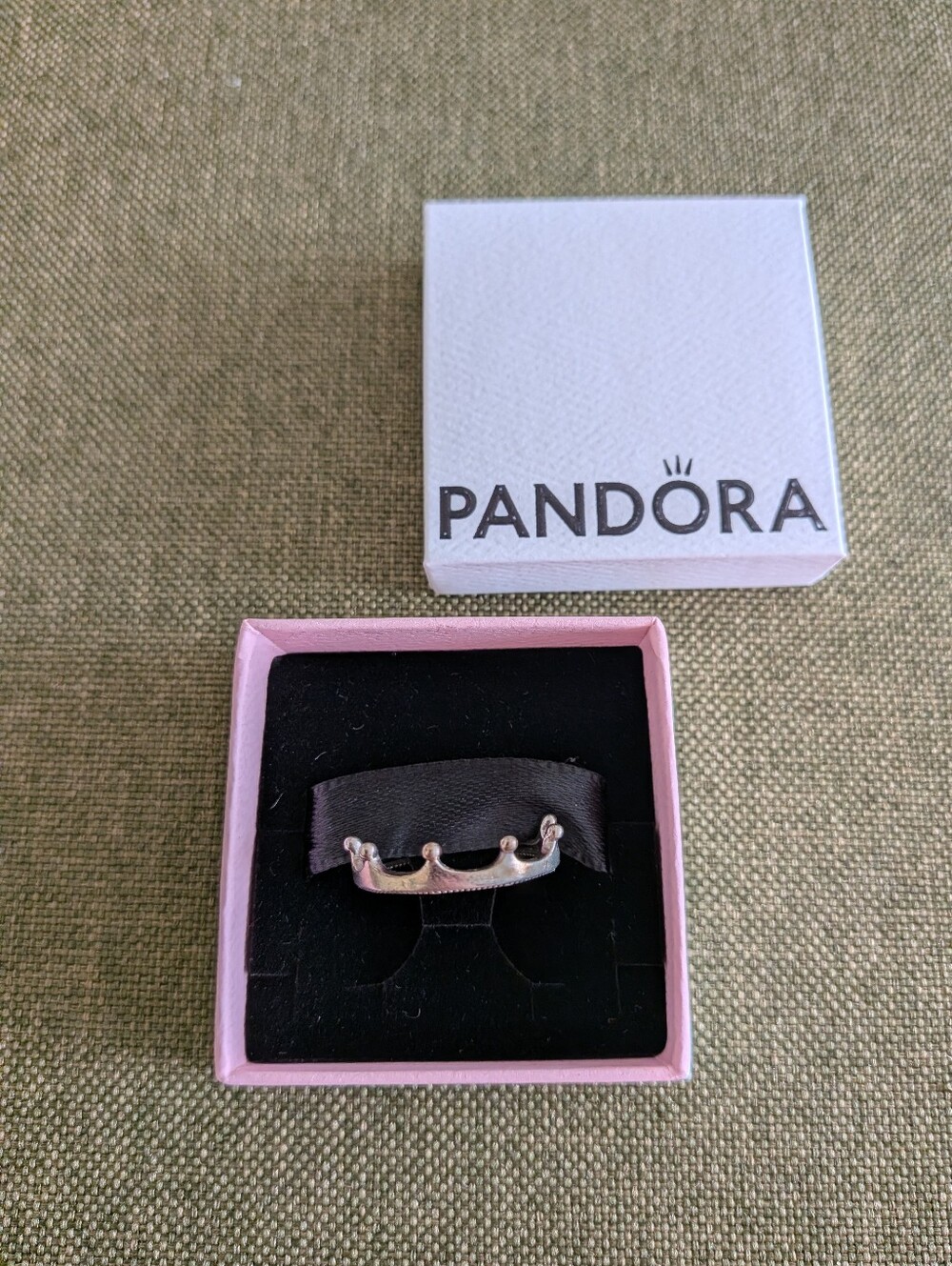 Pandora Crown Ring Size 9